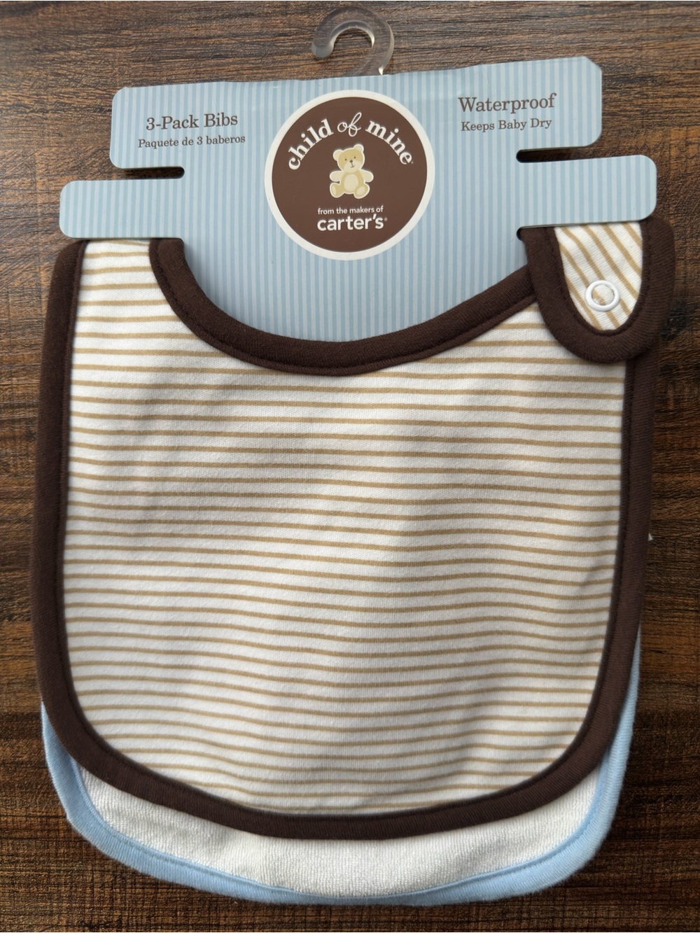 Set Of 2 Child Of Mine By Carters Baby Bibs Waterproof New